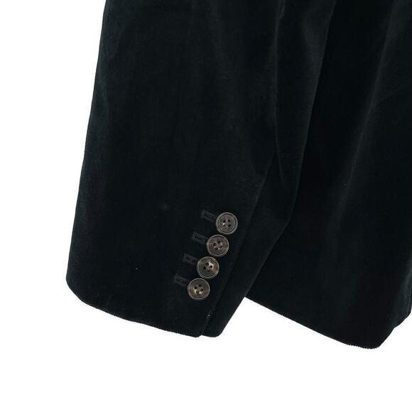 J.Crew Blazer Parke Velvet‎ Black Jacket Women’s Size 22 - Picture 5 of 10